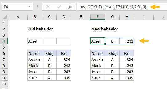 Dynamic Array Formulas In Excel Exceljet 0456